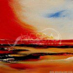 Sunset series I-Acrylic on Canvas-12×12